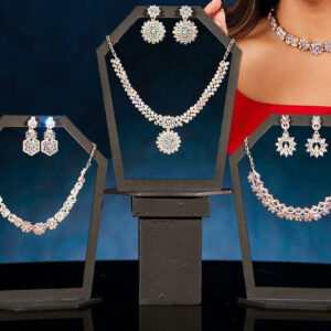 Austrian Diamond Necklace Set | 🔥SET of 3 Necklace🔥