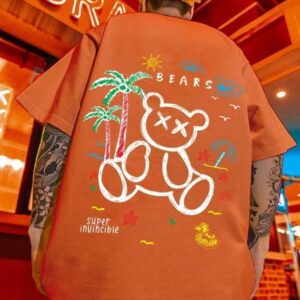 cotton oversize Graphic Printed Half Sleeves T shirt