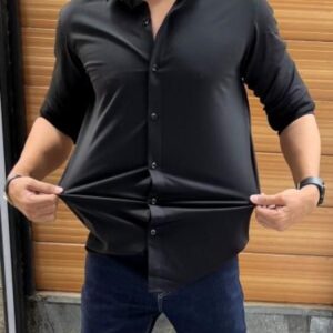High Stretch Slim Fit Casual Shirt